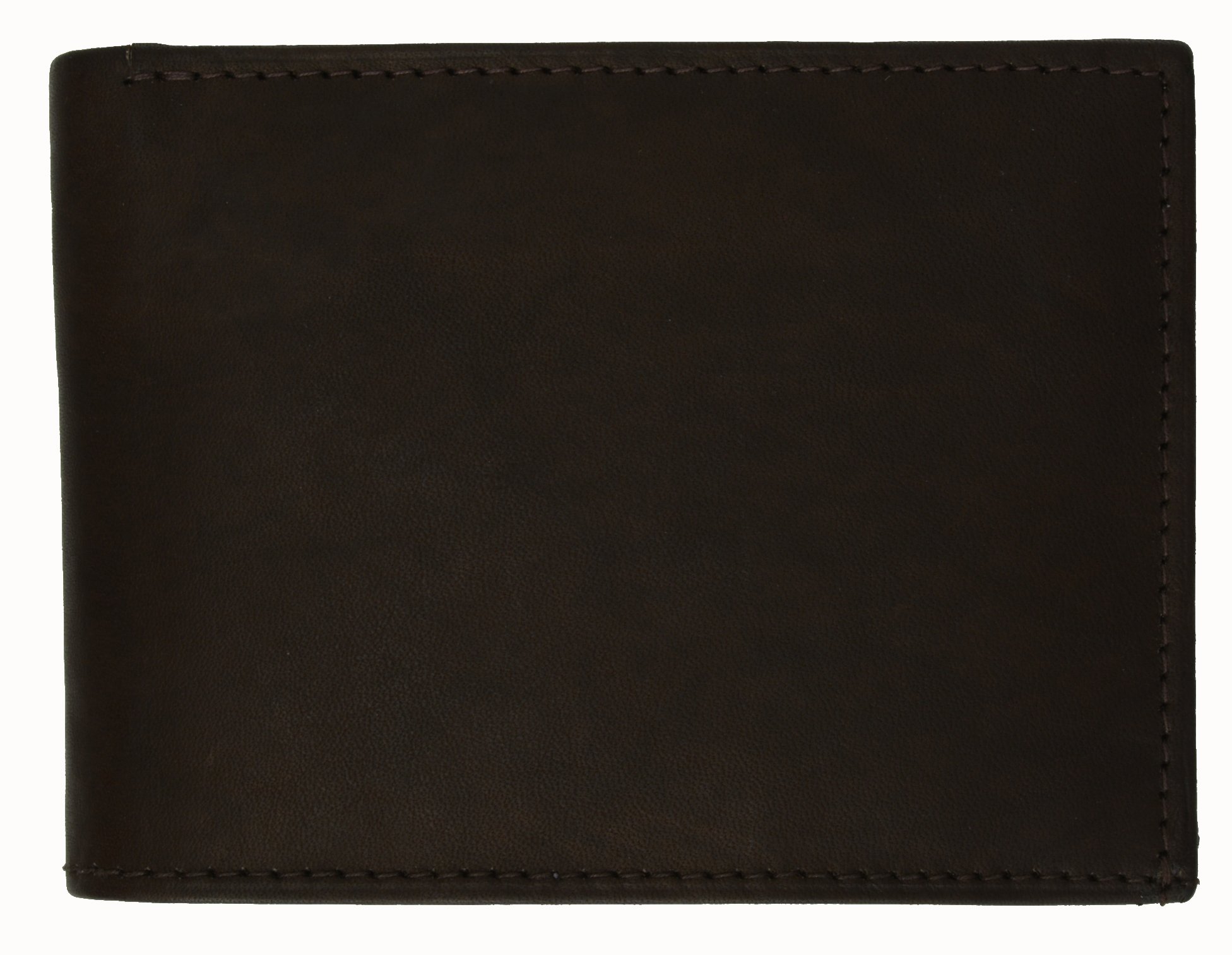 Genuine Leather Bi-Fold Wallet for Men - Premium Brown Leather Wallet with RFID Protection - Perfect for Everyday Use, Travel & Business (MARSHAL)