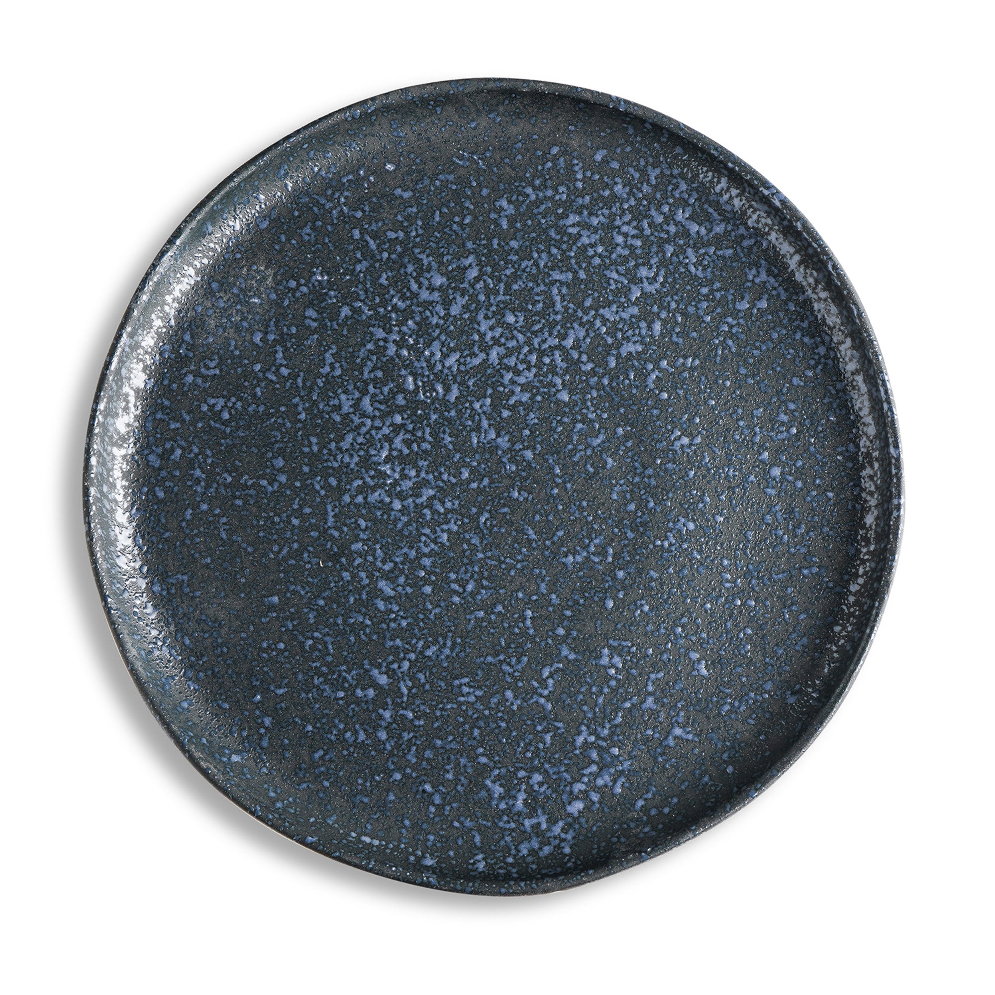 Tom Stoneware Salad Plate - Gray & Blue Reflection - Elegant Dinnerware for Home, Restaurants & Special Occasions
