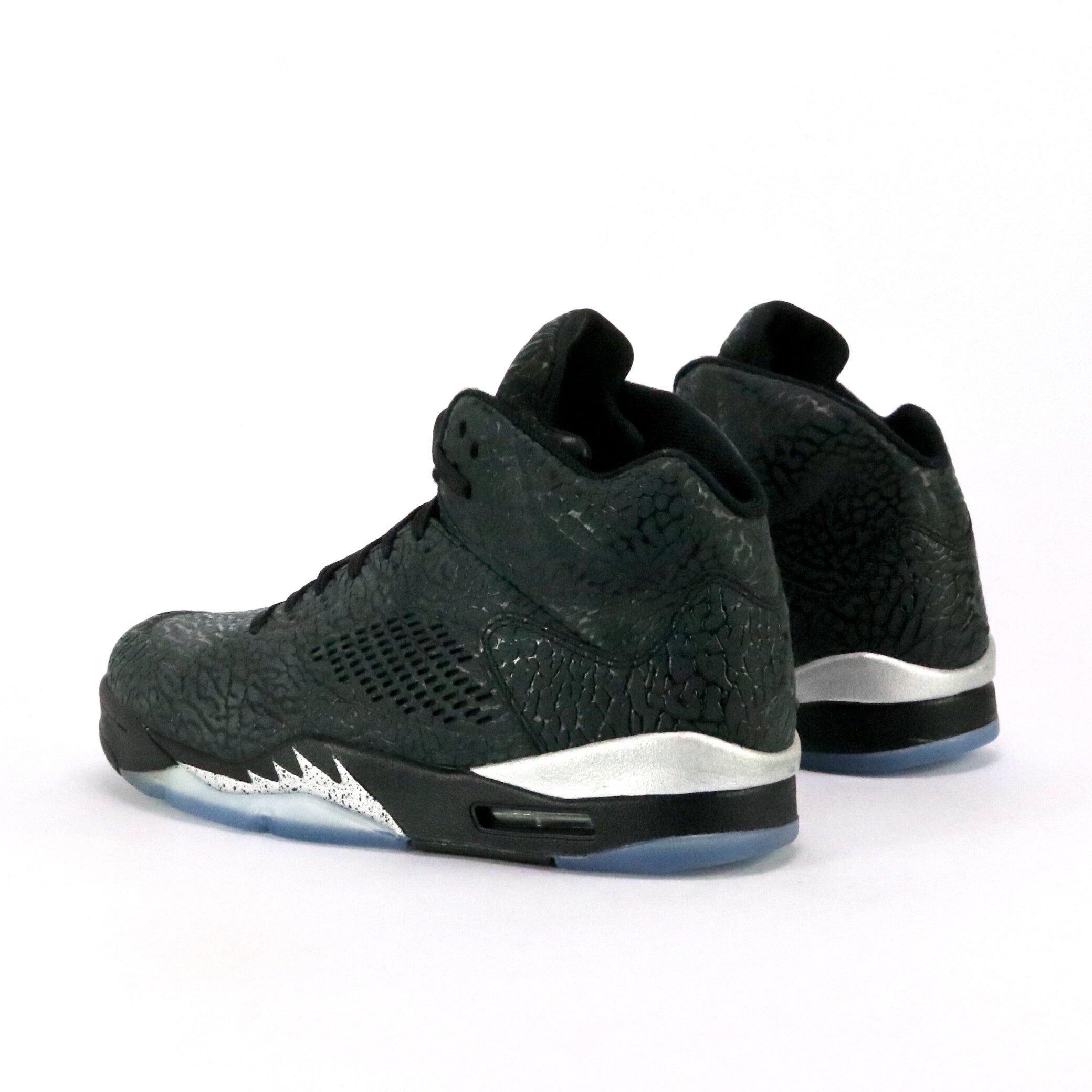 Air Jordan 3LAB5 Sneakers - Black & Metallic Silver Basketball Shoes for Men - Perfect for Streetwear & Court Performance