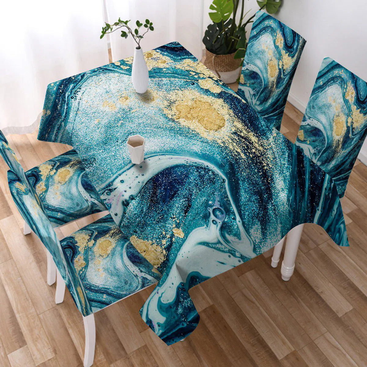 Premium Waterproof Bondi Beach Tablecloth - Sandproof & UV Resistant Picnic Blanket for Outdoor Dining, Beach Parties, and Backyard BBQs