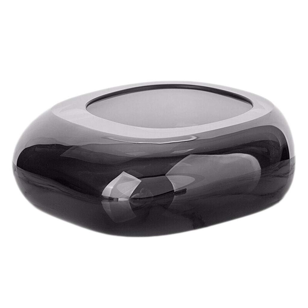 Creative Crystal Glass Ashtray - Round Portable Ash Tray for Home, Office & Desktop Decor - Unique Gift for Men, Father's Day & Special Occasions - Perfect for Smoking Lounges, Outdoor Patios & Man Caves (Color: C)