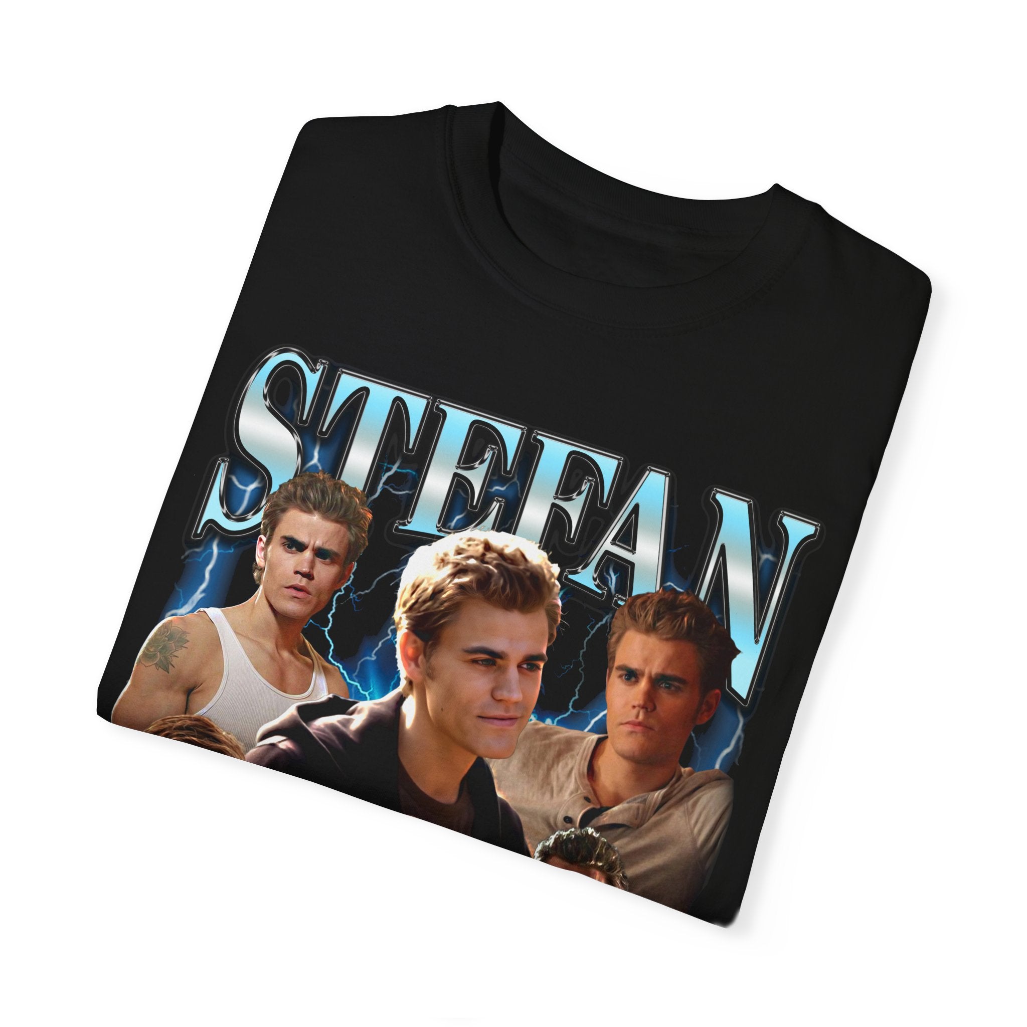 Stefan Salvatore Vintage 90s T-Shirt | The Vampire Diaries TV Show Merch | Casual Wear & Fan Collection