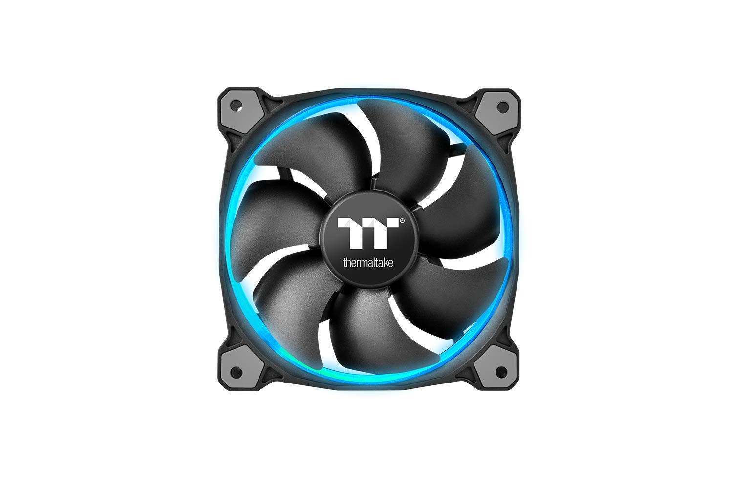 Thermaltake Riing 12 RGB Radiator Fan 3-Pack - LED PC Cooling Fans with Motherboard Sync for ASUS, Gigabyte, MSI, Asrock & Biostar - Perfect for Gaming PC Builds & Liquid Cooling Systems