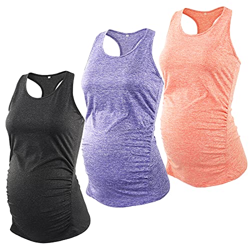 Black/Purple/Heather Orange