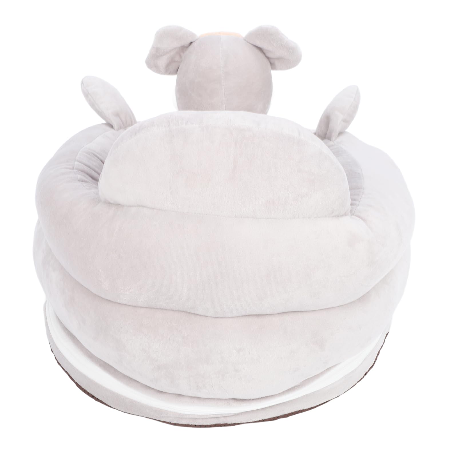 **Soft Animal-Shaped Baby Support Sofa - Plush Floor Cushion for Sitting Posture Support, Indoor Play & Nursery Comfort (Style #3)**    *Perfect for playtime, tummy time, or cozy reading nook in the nursery!*