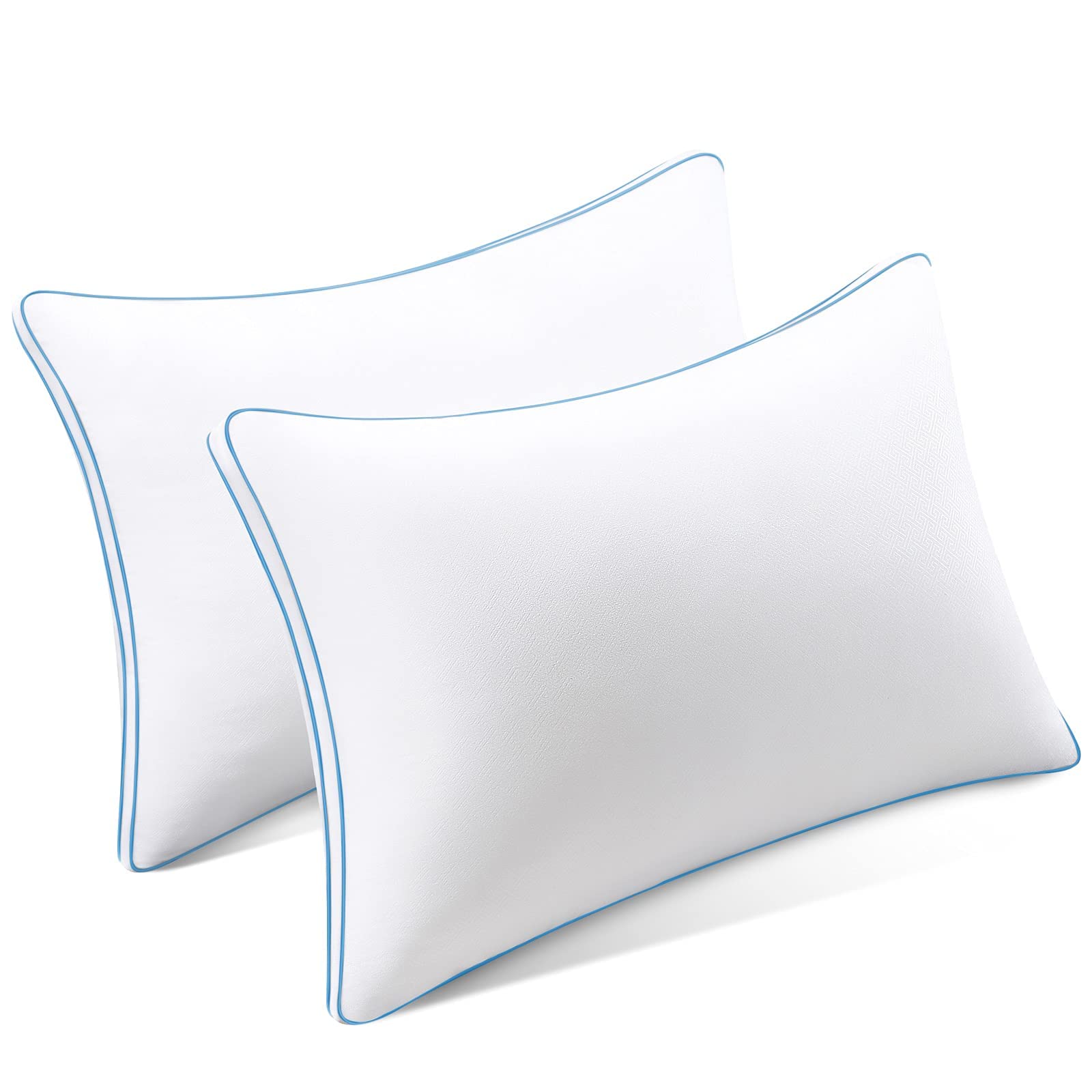Viewstar King Size Pillows for Sleeping - 2 Pack Down Alternative Bed Pillows, Hotel Quality Pillows for Side & Back Sleepers (20x34) - Perfect for Home, Hotel & Guest Room Comfort