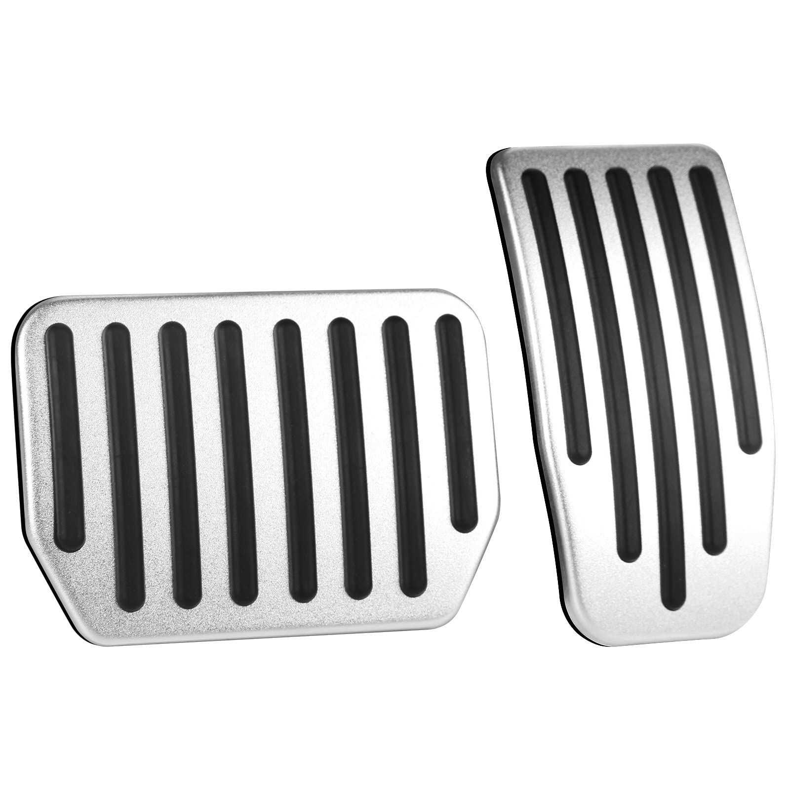 Non-Slip Aluminum Tesla Model 3 & Model Y Brake & Accelerator Pedal Covers - No Drilling Required for Easy Installation | Enhance Driving Comfort & Safety