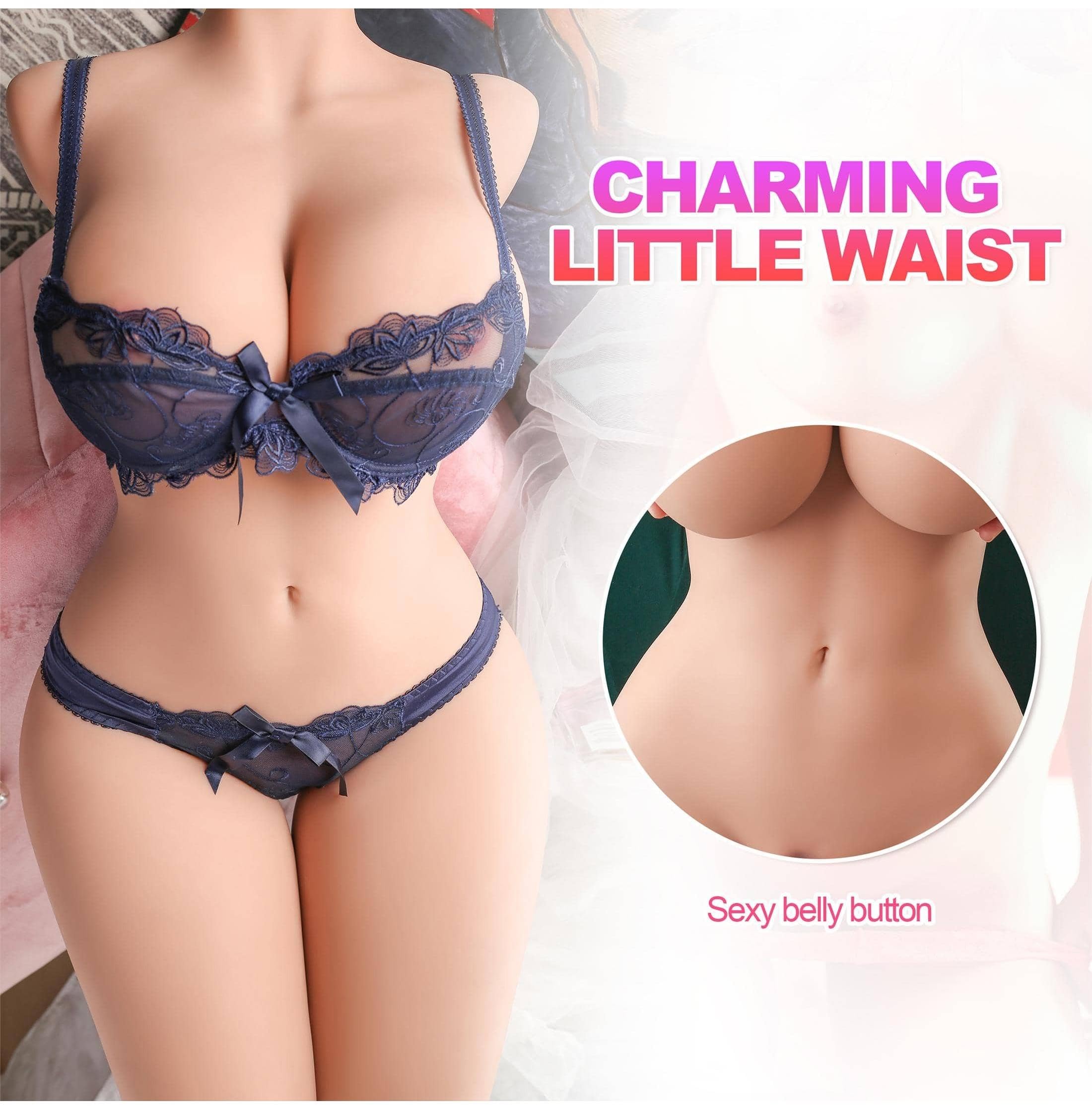 Realistic 40LB Full Size Male Sex Doll for Men - Lifelike Female Torso Love Doll with Big Breasts & Butt | Adult Toy for Masturbation, Vaginal & Anal Pleasure | Perfect for Discreet Solo Play & Fantasy Fulfillment
