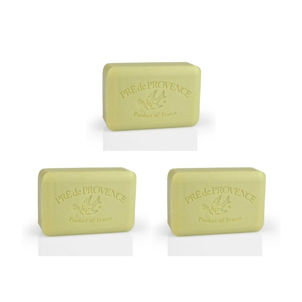 Pre de Provence Shea Butter Enriched French Soap Bar - Extra Large 250g, Verbena Scent (Pack of 3) | Moisturizing Hand & Body Soap for Daily Use, Spa & Gift Sets