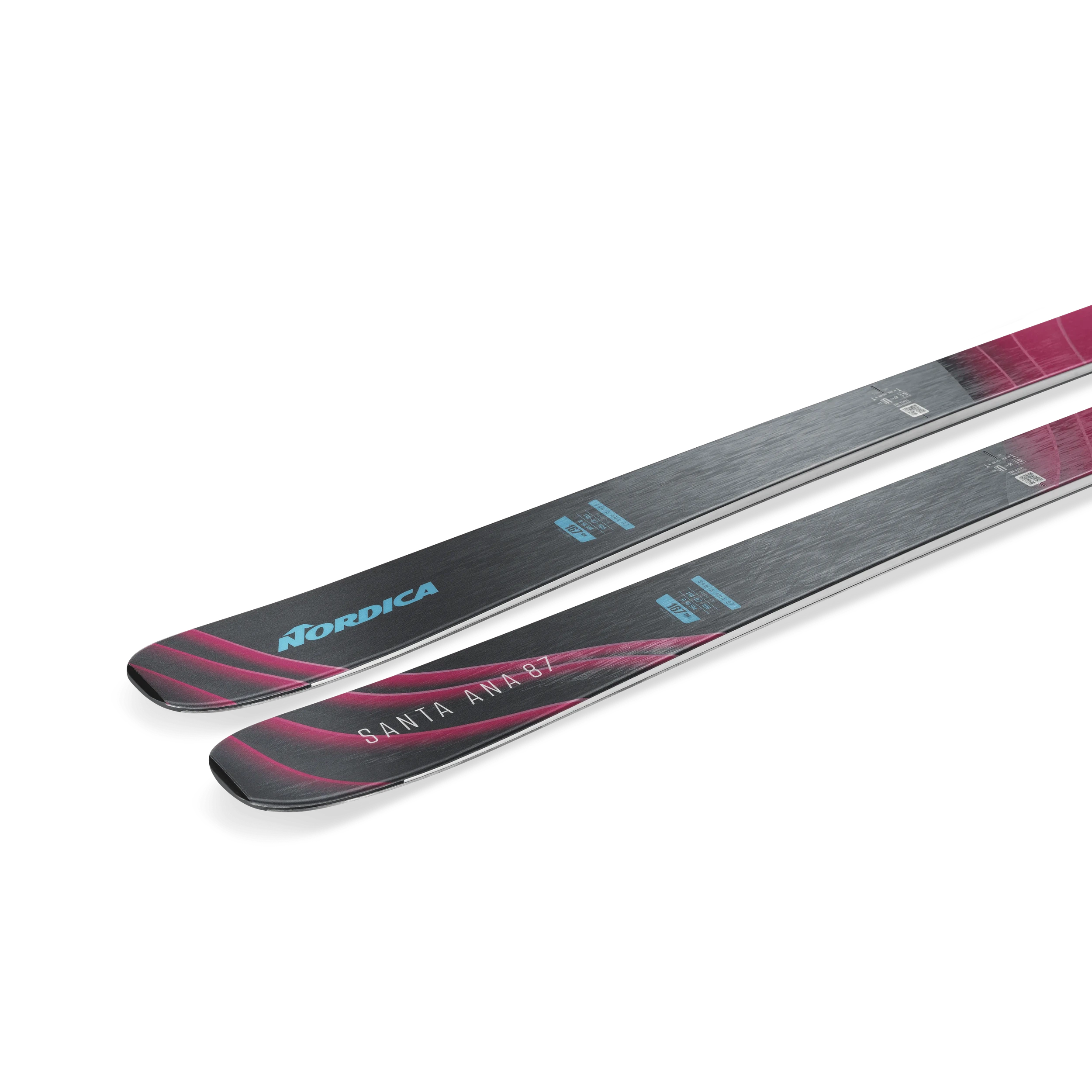 Nordica Santa Ana 87 All-Mountain Skis 2025 - Women's Freeride Powder Skis for Advanced Skiers | Perfect for Backcountry & Resort Skiing