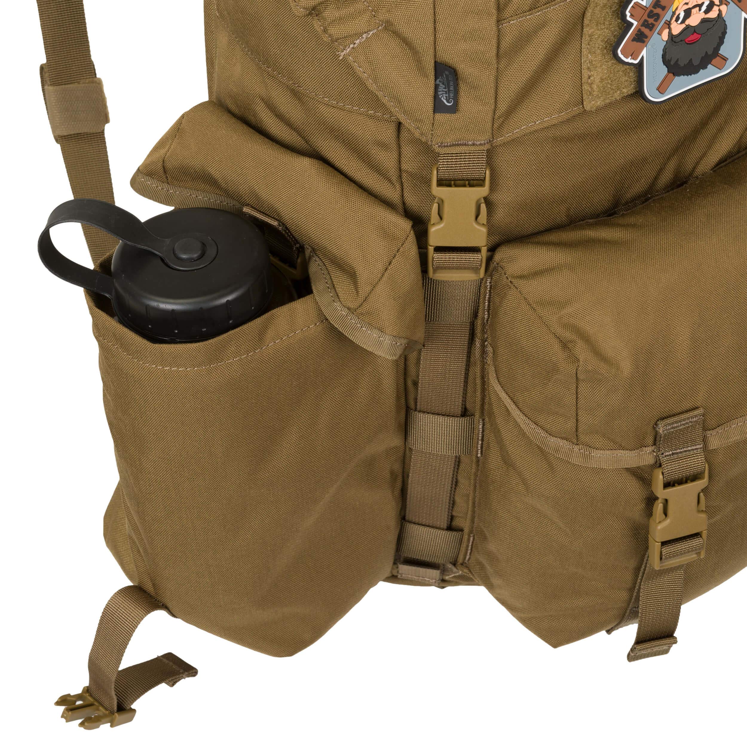 Helikon-Tex Bergen Tactical Backpack - Durable Military Rucksack for Outdoor Hiking, Camping & Travel - Black