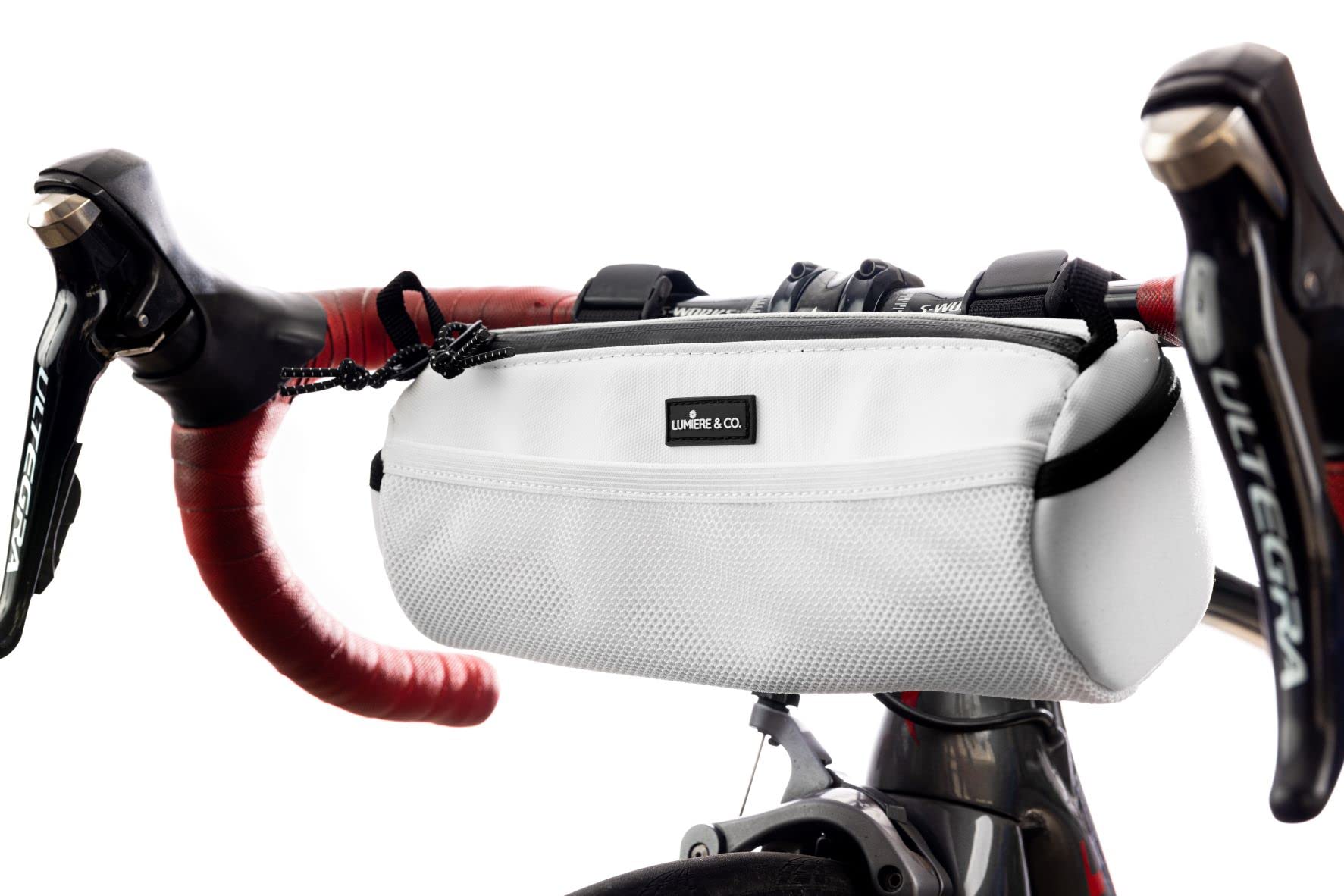 Lumiere & Co. Waterproof Bike Handlebar Bag - Front Bicycle Bag for Mountain & Road Bikes - Durable Cycling Accessories with Reflective Strip - Perfect for Commuting, Touring & Outdoor Adventures
