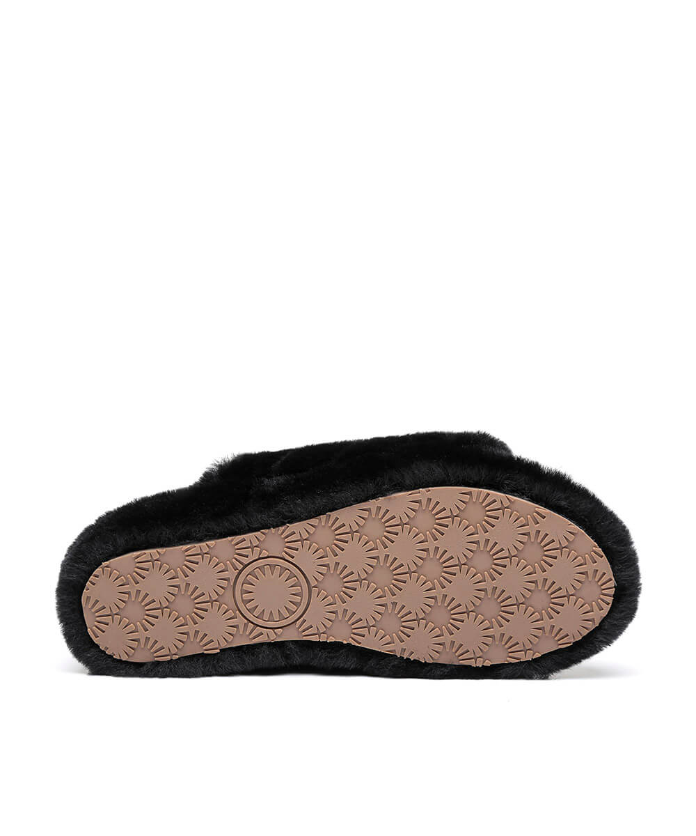 Women's UGG Snugg Slide Slippers - Cozy Indoor/Outdoor House Shoes for Women - Perfect for Lounging, Errands & Cold Weather Comfort