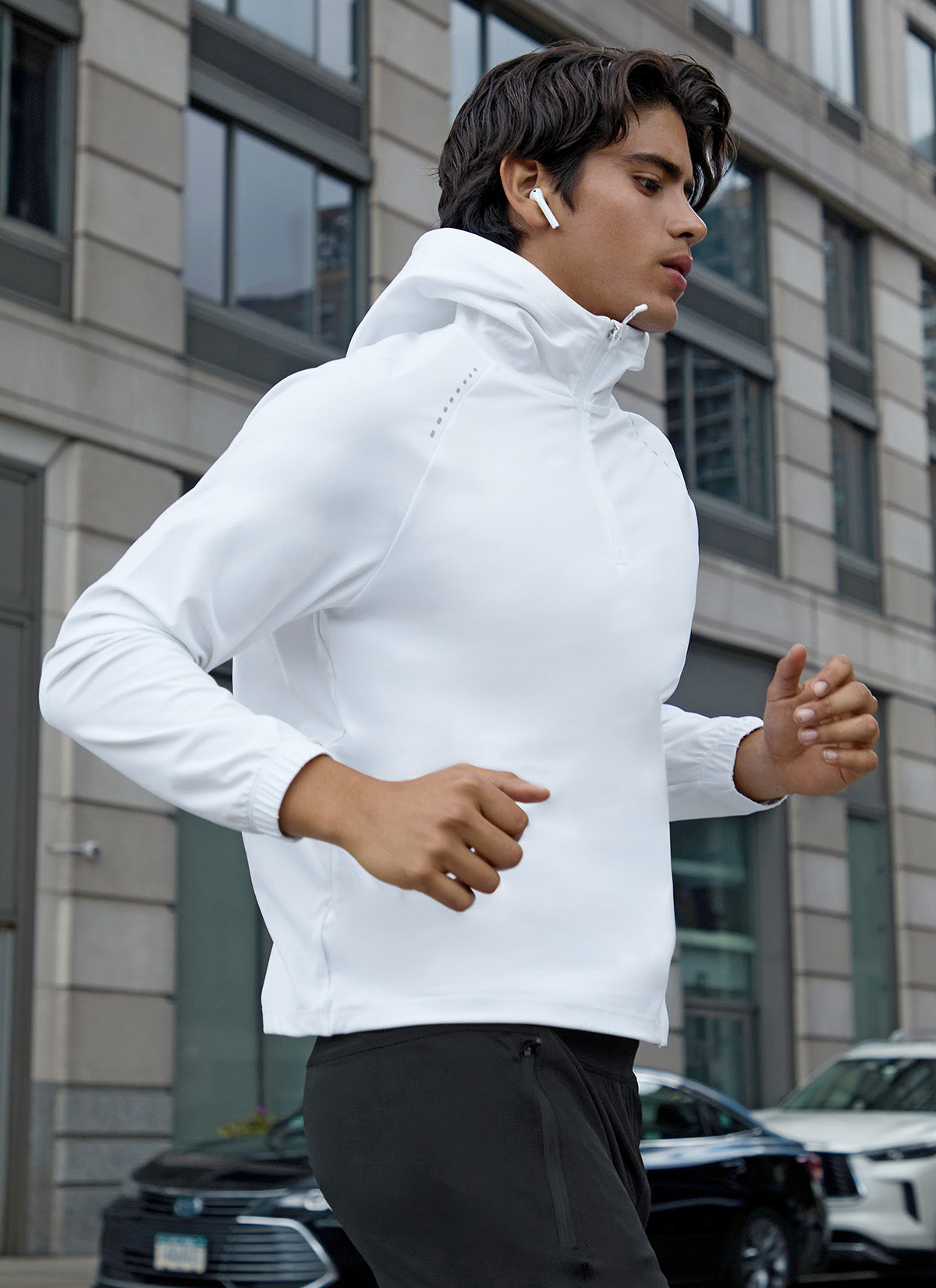 Men's Lightweight Hooded Windbreaker Jacket - Waterproof & Breathable Outdoor Running Hiking Travel Raincoat - Perfect for Jogging, Camping, and Daily Wear