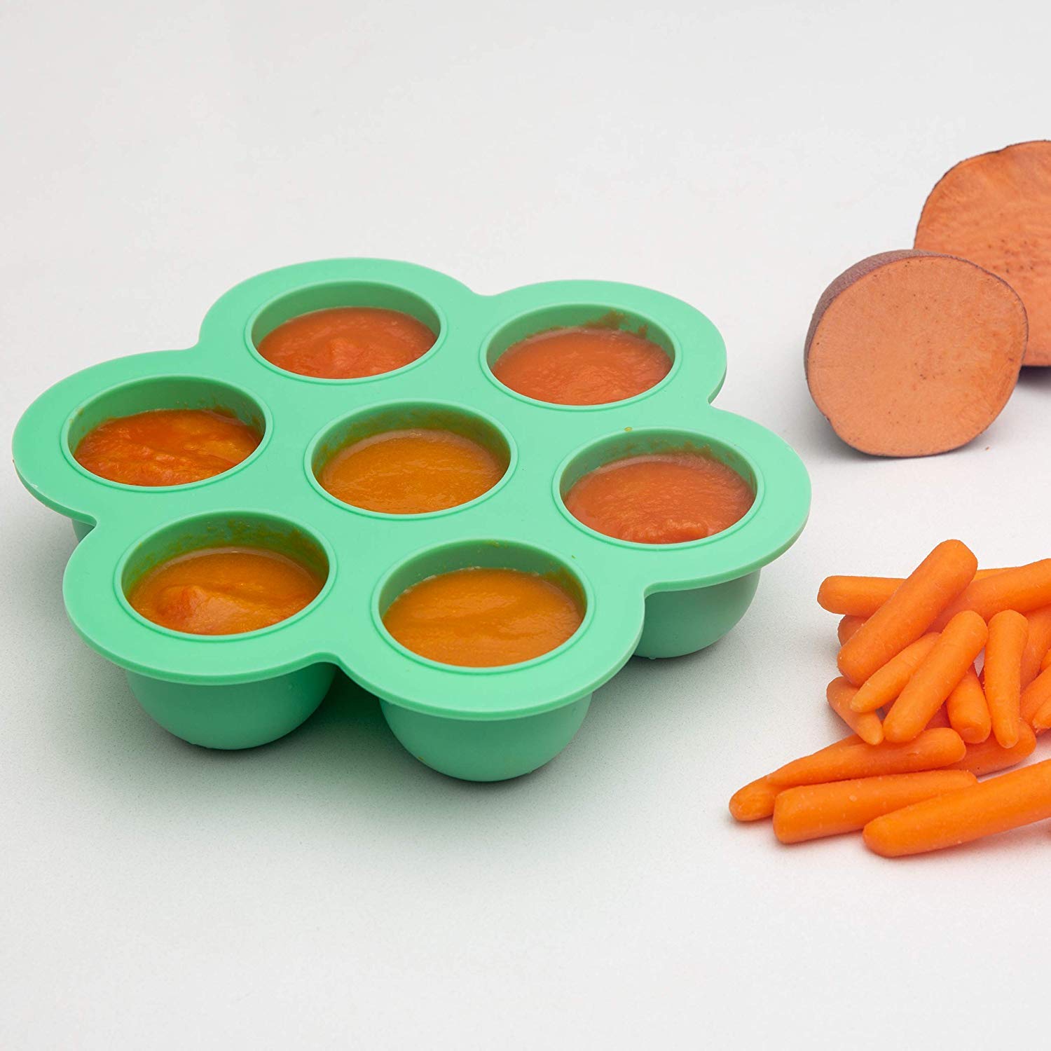 Silicone Egg Bites Molds for Instant Pot Accessories with Stretch Lids - Reusable Ice Cube Trays & Food Storage Containers for 5,6,8qt Pressure Cookers | Perfect for Meal Prep, Baby Food & Freezing Herbs