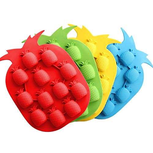 Premium Silicone Chocolate Mold Tray - 2 Pack Pineapple Ice Cube Molds for DIY Frozen Treats, Pudding & Jelly Candy | Perfect for Birthday Parties, Baby Showers & Holiday Desserts