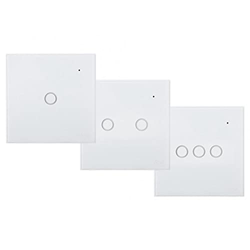 Davitu Universal Smart WiFi Remote Control - Compatible with Alexa & Google Home, Touch Light Switch for Smart Home Devices (Color: A) | Perfect for Living Room, Bedroom & Home Automation