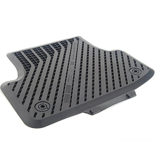AUDI Genuine 8V5061512041 All-Weather Floor Mats - Premium Car Floor Liners for Audi A3/S3/RS3 (2013-2020) - Waterproof & Durable Protection for All Seasons - Perfect for Daily Commute, Road Trips and Winter Driving