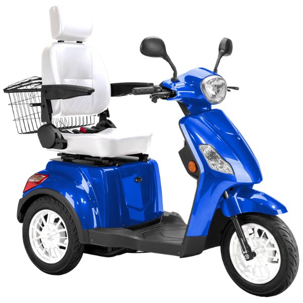 Bespoke Legacy Full Size 3 Wheel Mobility Scooter for Adults - Lightweight Electric Scooter with Long Battery Life - Perfect for Outdoor, Shopping & Travel