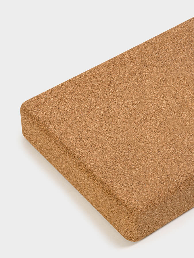 Premium Cork Yoga Block for Stability & Support - Non-Slip Eco-Friendly Yoga Brick for Home & Studio Practice - Ideal for Yoga, Pilates & Meditation Exercises