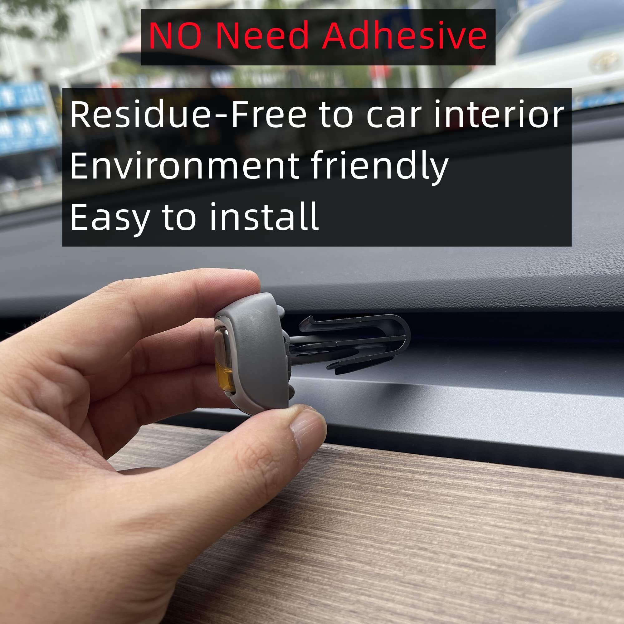 Tesla Air Freshener Adapter for Model 3 & Y - Premium Vent Clip Accessories (2 Pack) - Perfect for Car Freshening & Custom Scent Experience