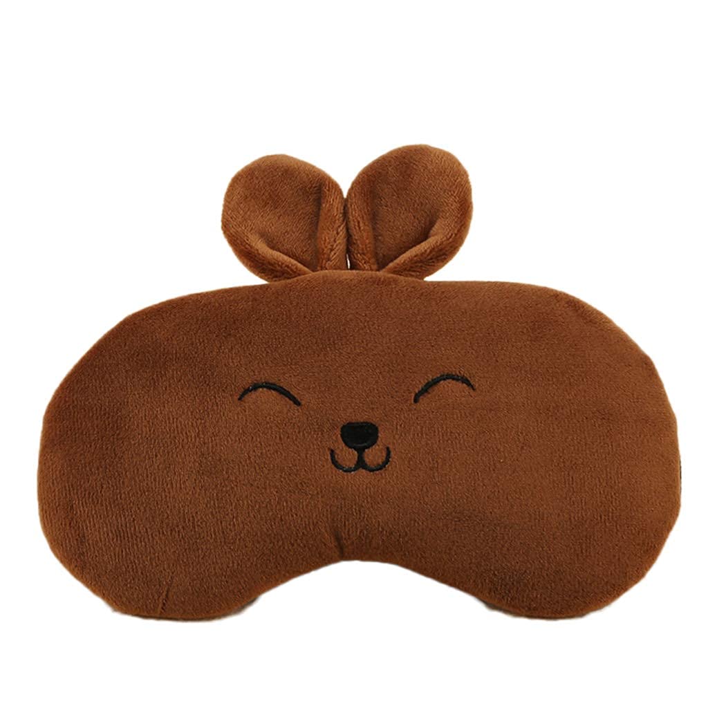 Ubersweet® Rabbit Eye Mask with Ice Pack - Soft Sleep Mask for Travel, Relaxation & Stress Relief - Adjustable Comfortable Eye Shade for Women & Men - Perfect for Flights, Naps & Meditation