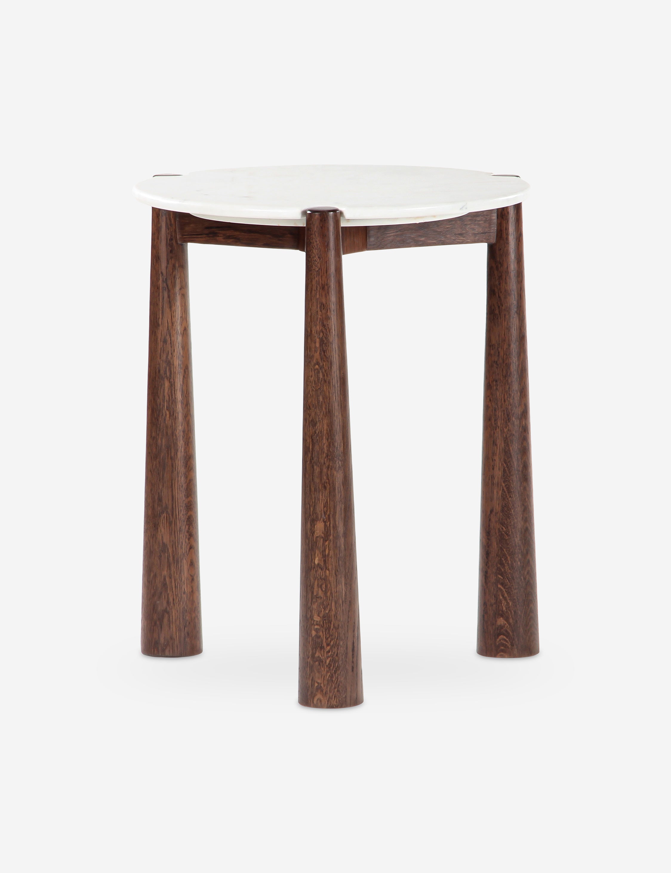 Modern Jannat Side Table - Small End Table with Storage Shelf for Living Room, Bedroom, Office - Perfect for Holding Lamps, Books, and Decor