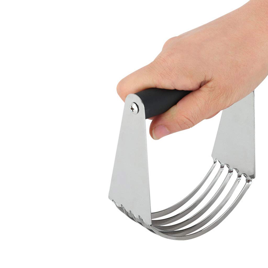 Premium Stainless Steel Pastry Blender - Durable Flour Mixer for Baking & Cooking