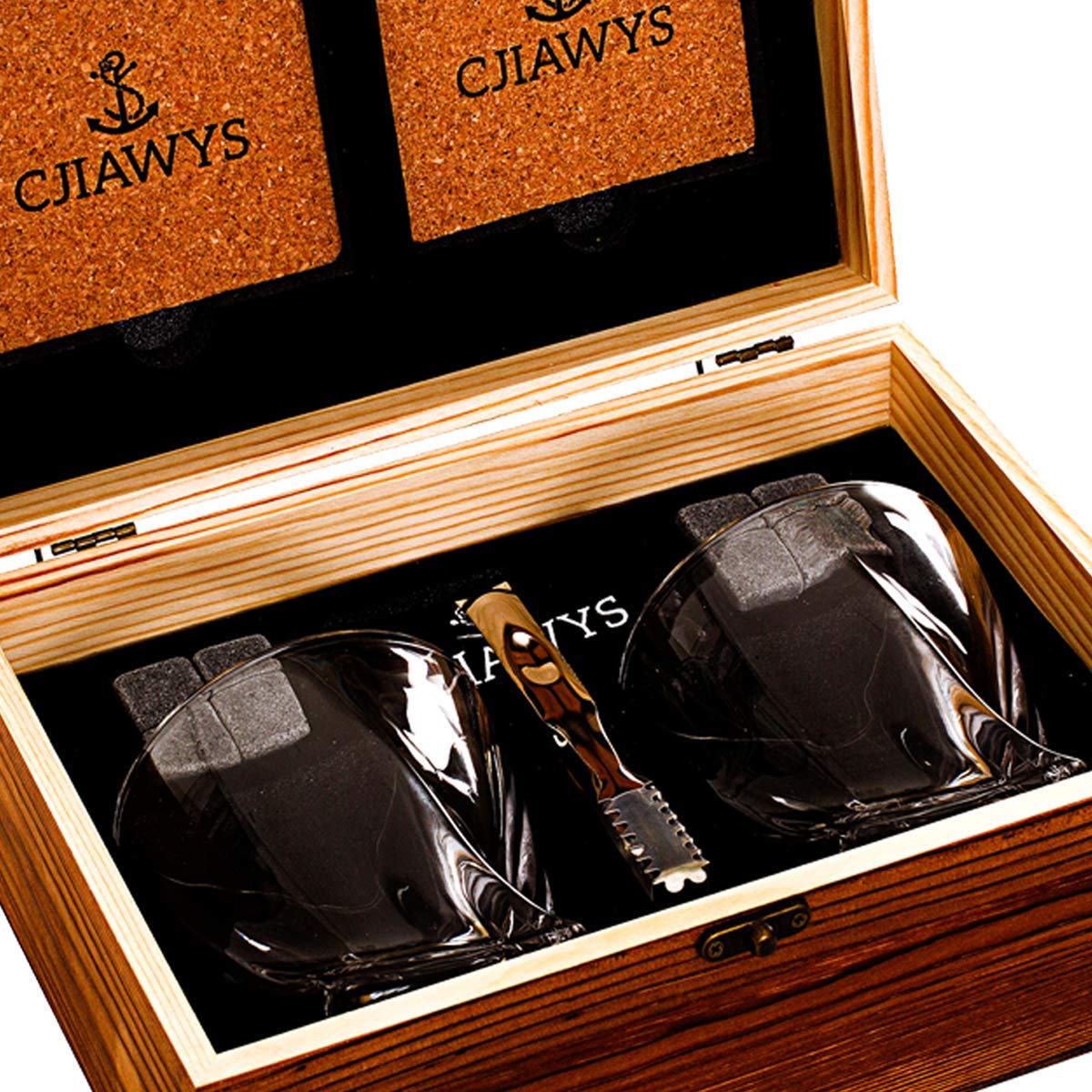 Whiskey Stones Gift Set for Men - Perfect for Christmas & Anniversaries