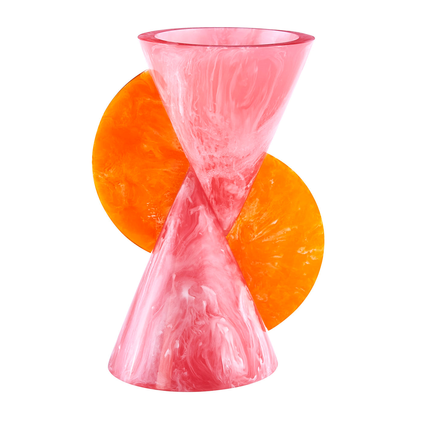 Mustique Cone Vase - Modern Ceramic Home Decor for Living Room, Dining Table, or Wedding Centerpiece - Perfect for Floral Arrangements & Interior Design