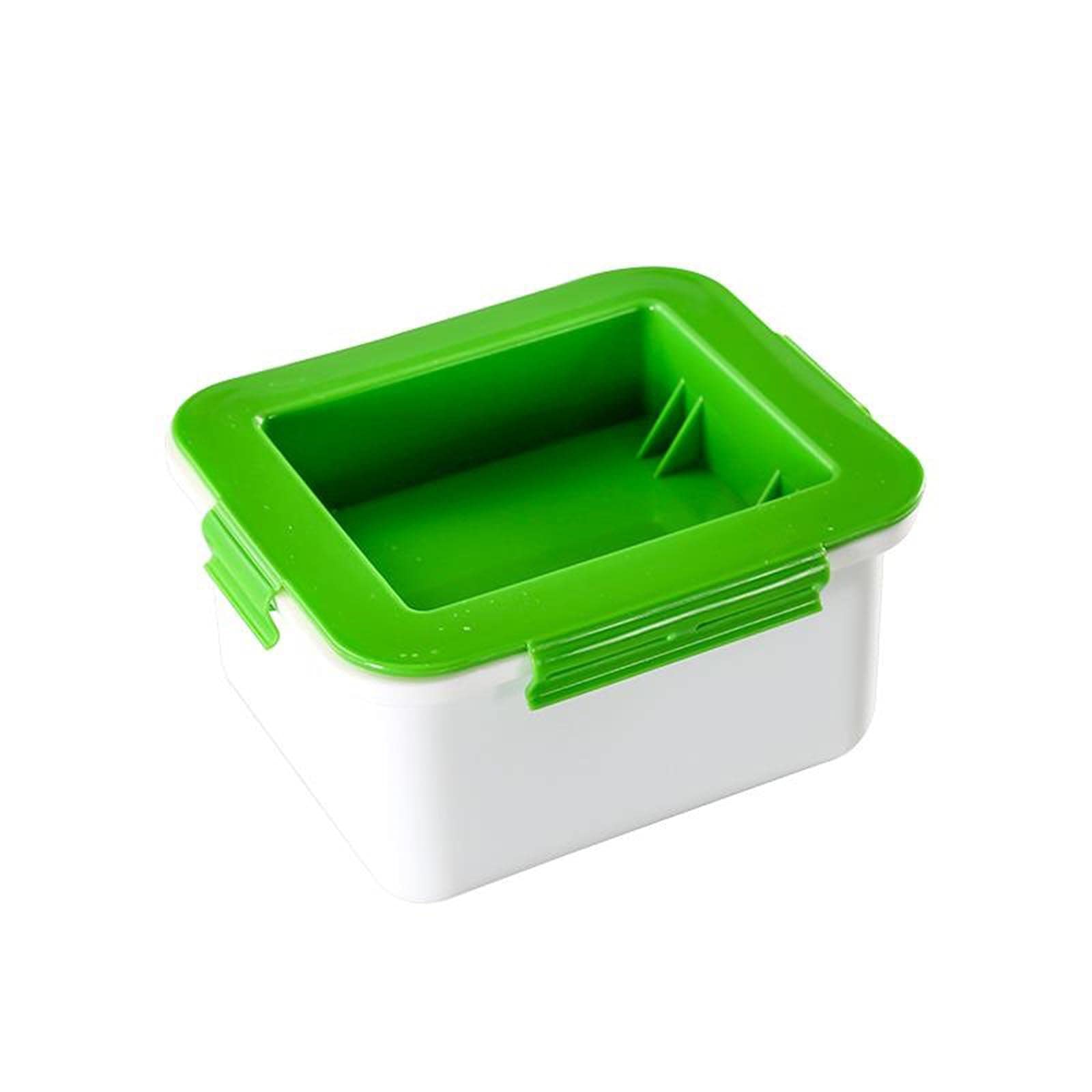 HelloCreate Plastic Tofu Press - Kitchen Tofu Press & Drainer Tool for Removing Water from Tofu Blocks | Perfect for Vegan Cooking, Meal Prep & Asian Cuisine