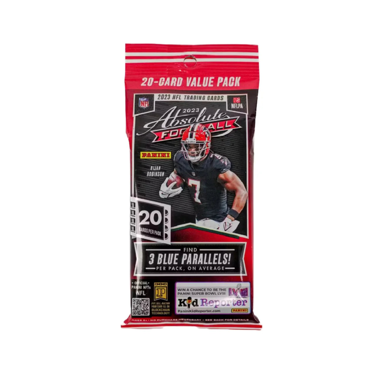 2023 Panini Absolute NFL Football Trading Cards Value Pack - 20 Collectible Cards for Fans, Fantasy Sports & Memorabilia Enthusiasts