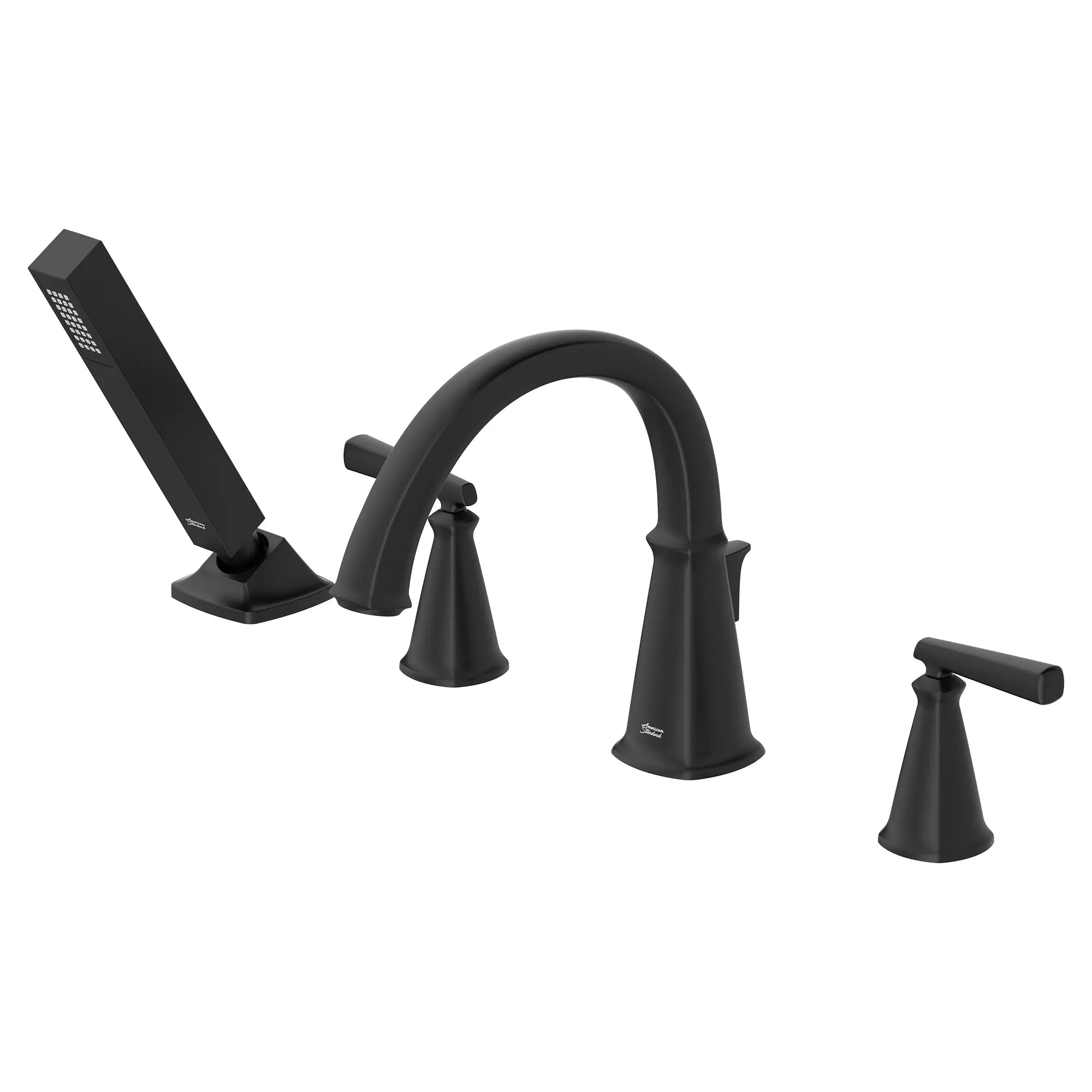 Edgemere® Bathtub Faucet with Lever Handles & Personal Shower - Compatible with Flash® Rough In Valve - Perfect for Bathroom Renovation and Spa-Like Shower Experience