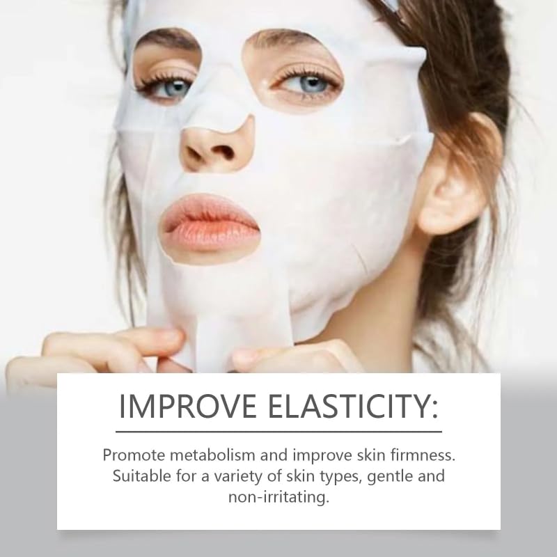 Collagen Deep Hydrating Overnight Face Mask - Anti-Aging Moisturizing Facial Treatment for Glowing Skin | Perfect for Nighttime Skincare Routine & Dry Skin Relief
