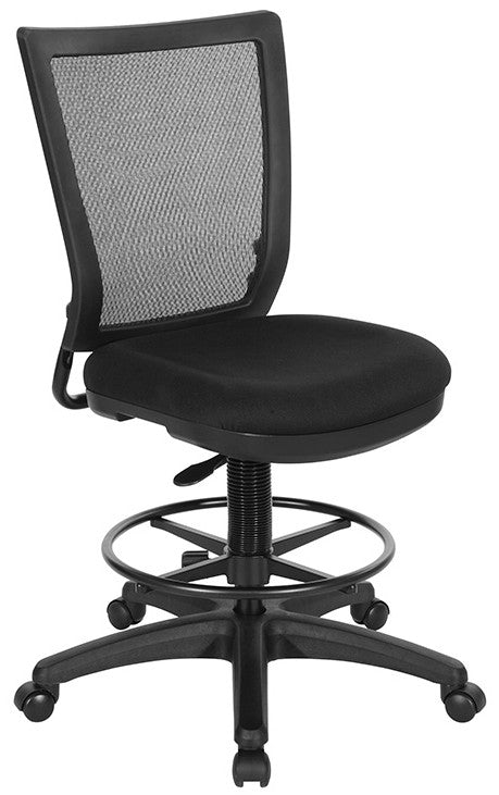 Office Star ProGrid® Freeflex Mesh Drafting Chair with Lumbar Support - Adjustable Height Ergonomic Office Chair for Architects & Designers - Perfect for Home Office, Studio & Workspace