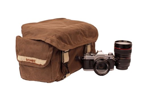 Domke F-2 Classic Waxwear Camera Bag - Durable DSLR/SLR Shoulder Bag for Photographers - Perfect for Travel, Street & Outdoor Photography