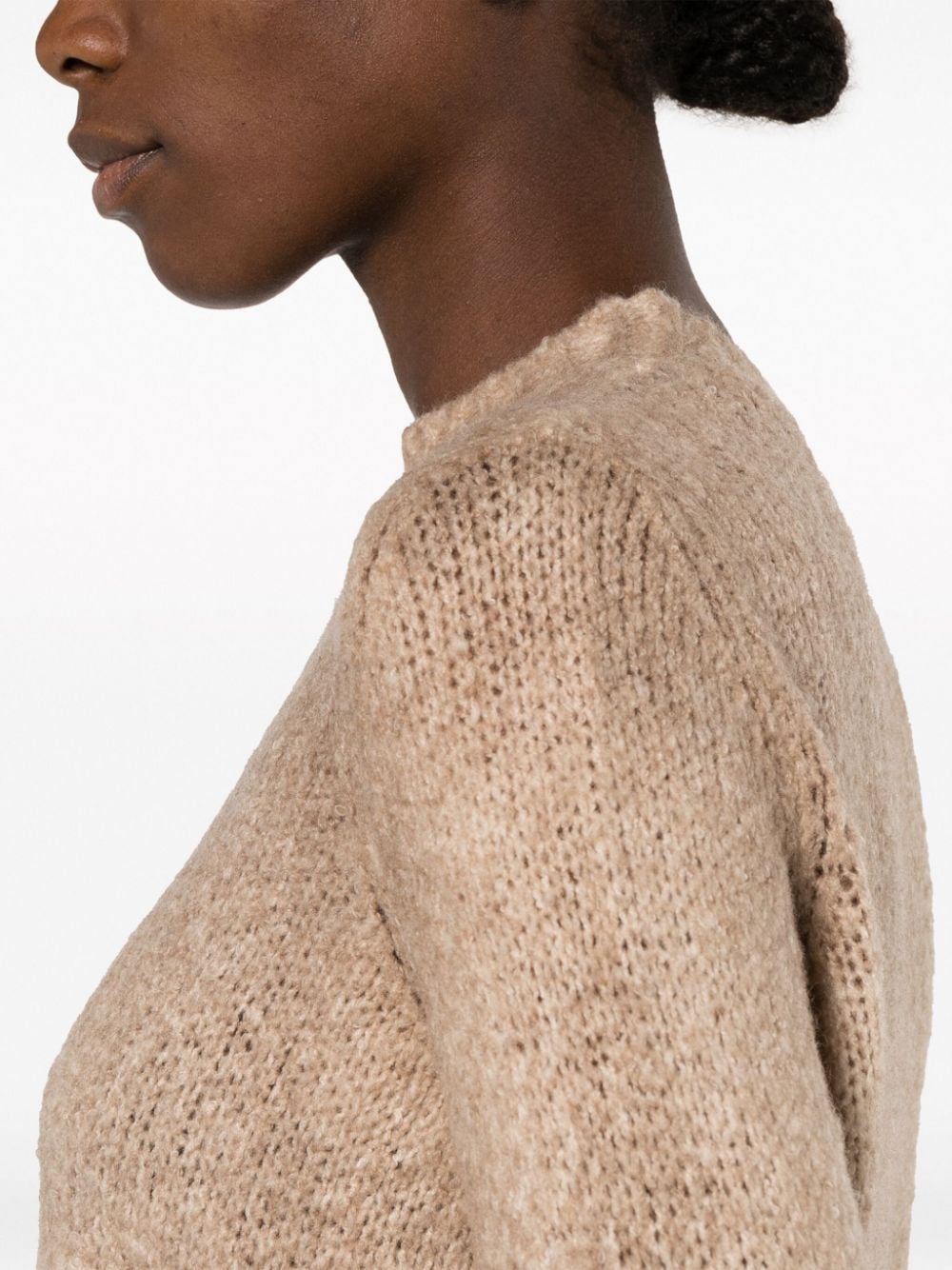 Avant Toi Yellow Sweaters for Women - Soft & Stylish Knit Pullover for Casual Outfits & Fall Layering
