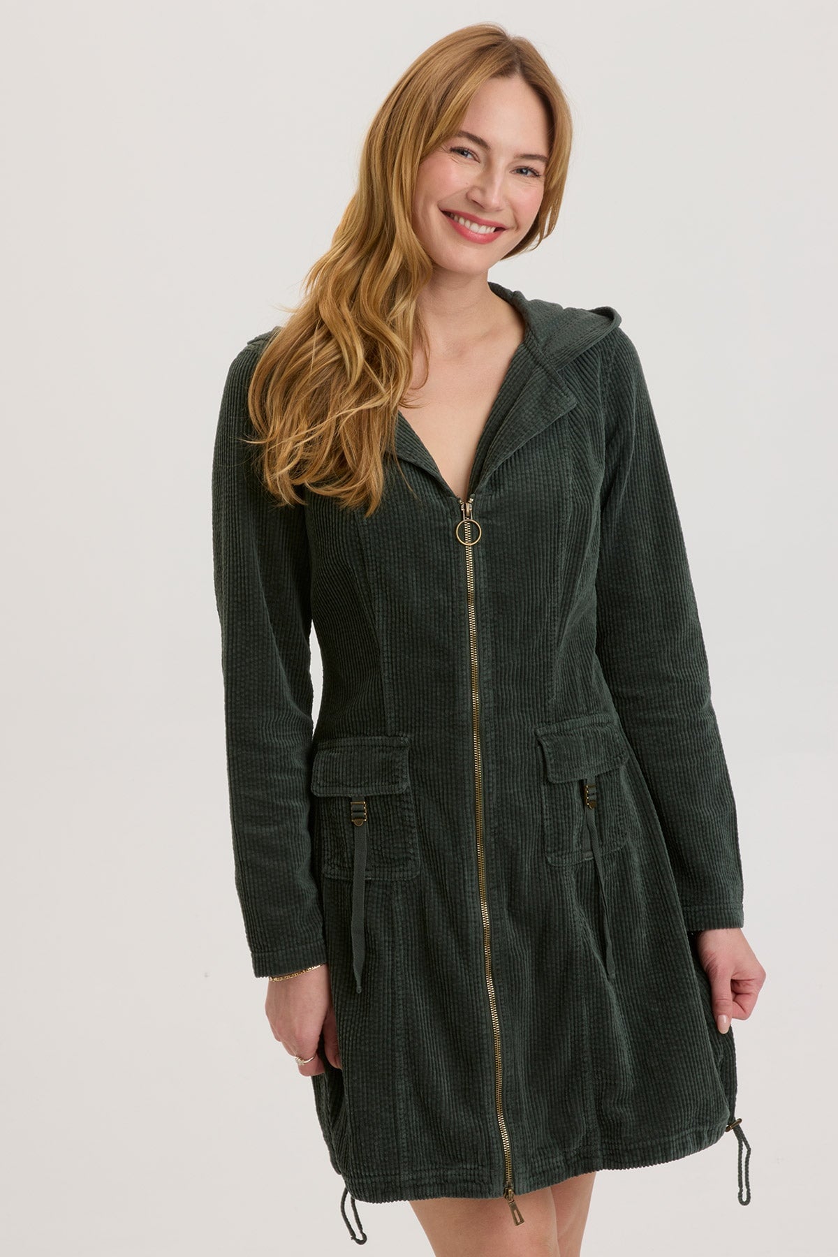 Naja Jacket Dress for Women - Stylish & Versatile Long Sleeve Wrap Dress with Belt - Perfect for Office, Date Night & Fall Fashion