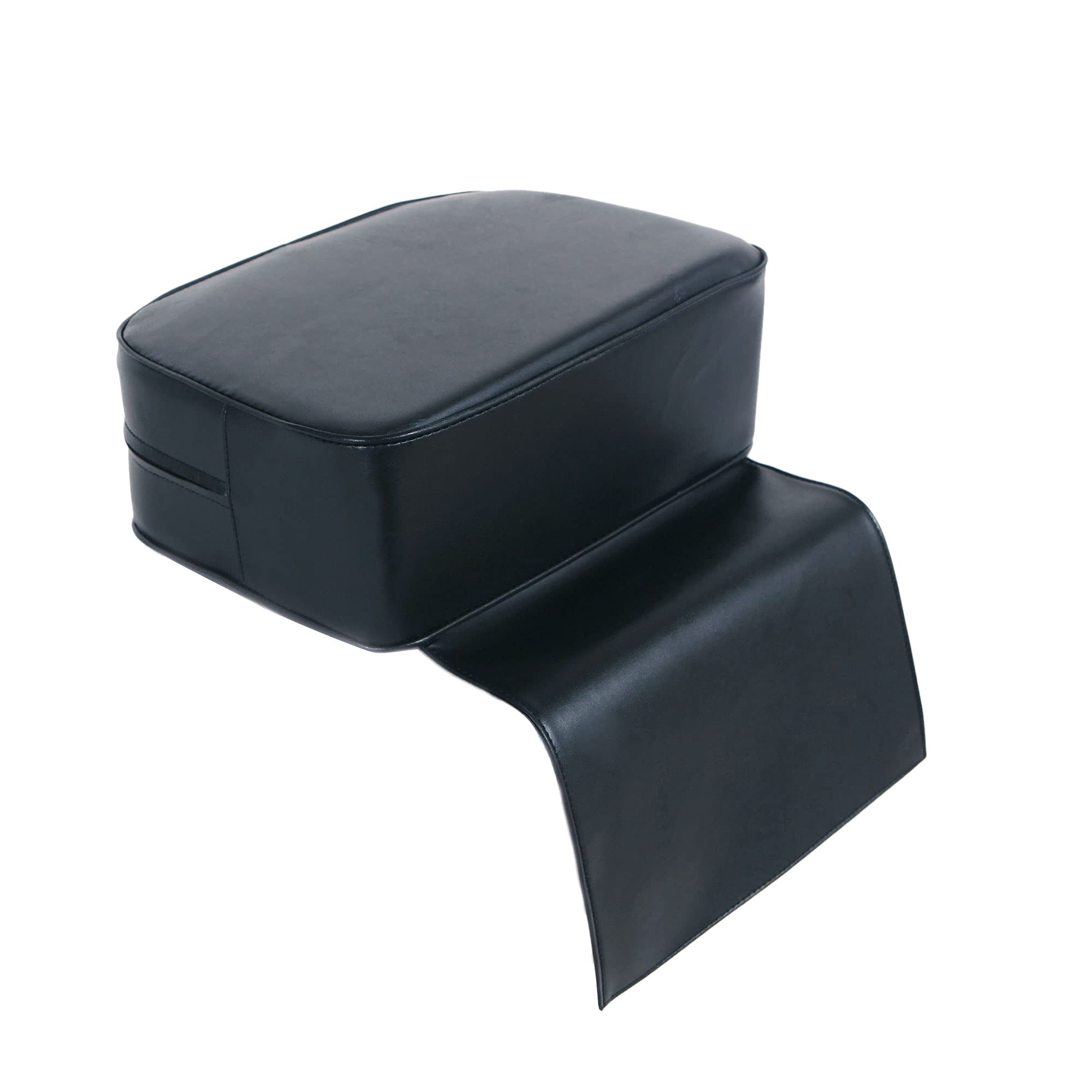 Premium PU Leather Salon Booster Seat Cushion for Kids - Child Haircut Styling Chair & Barber Shop Accessory - Perfect for Toddler Haircuts at Home or Salon