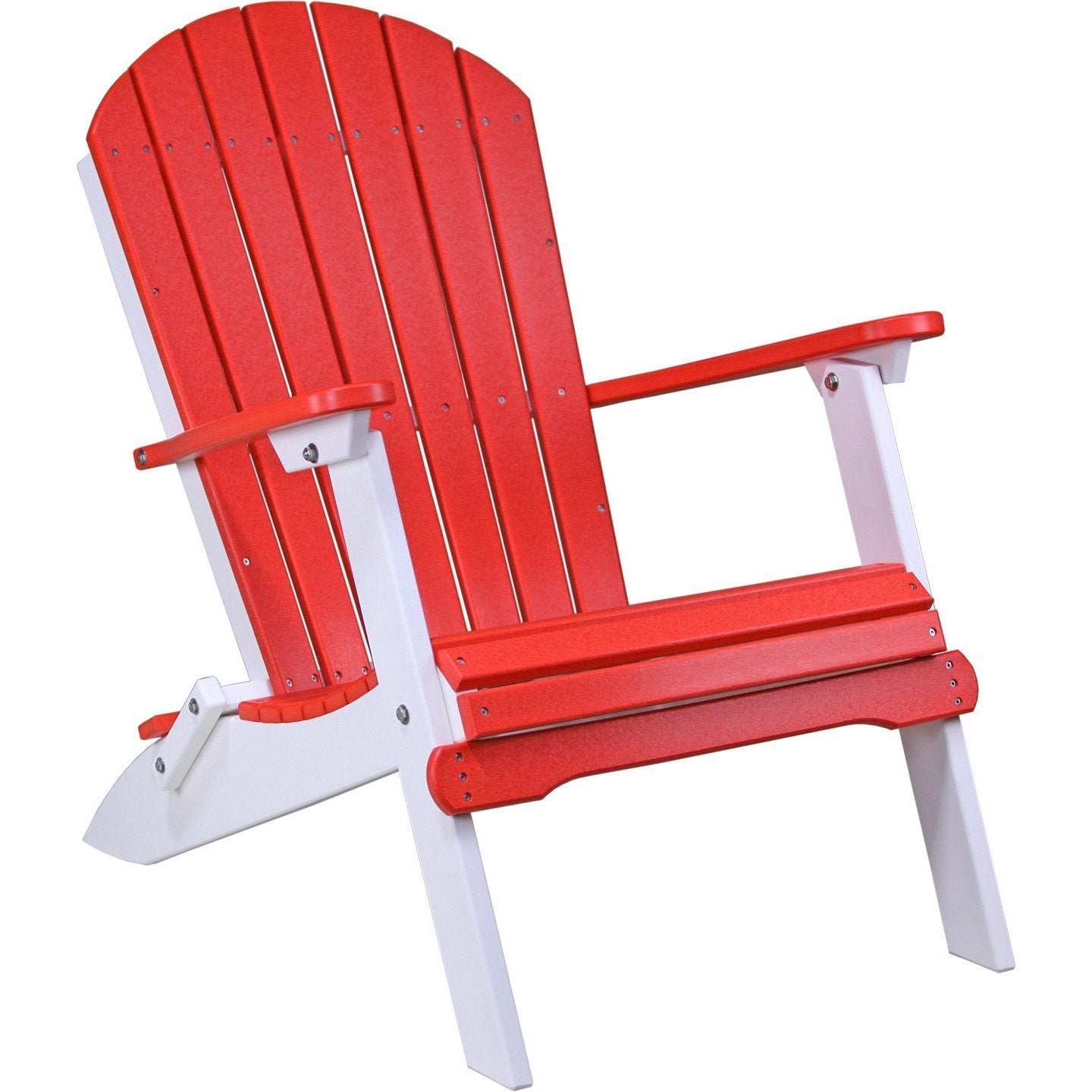 Red On White