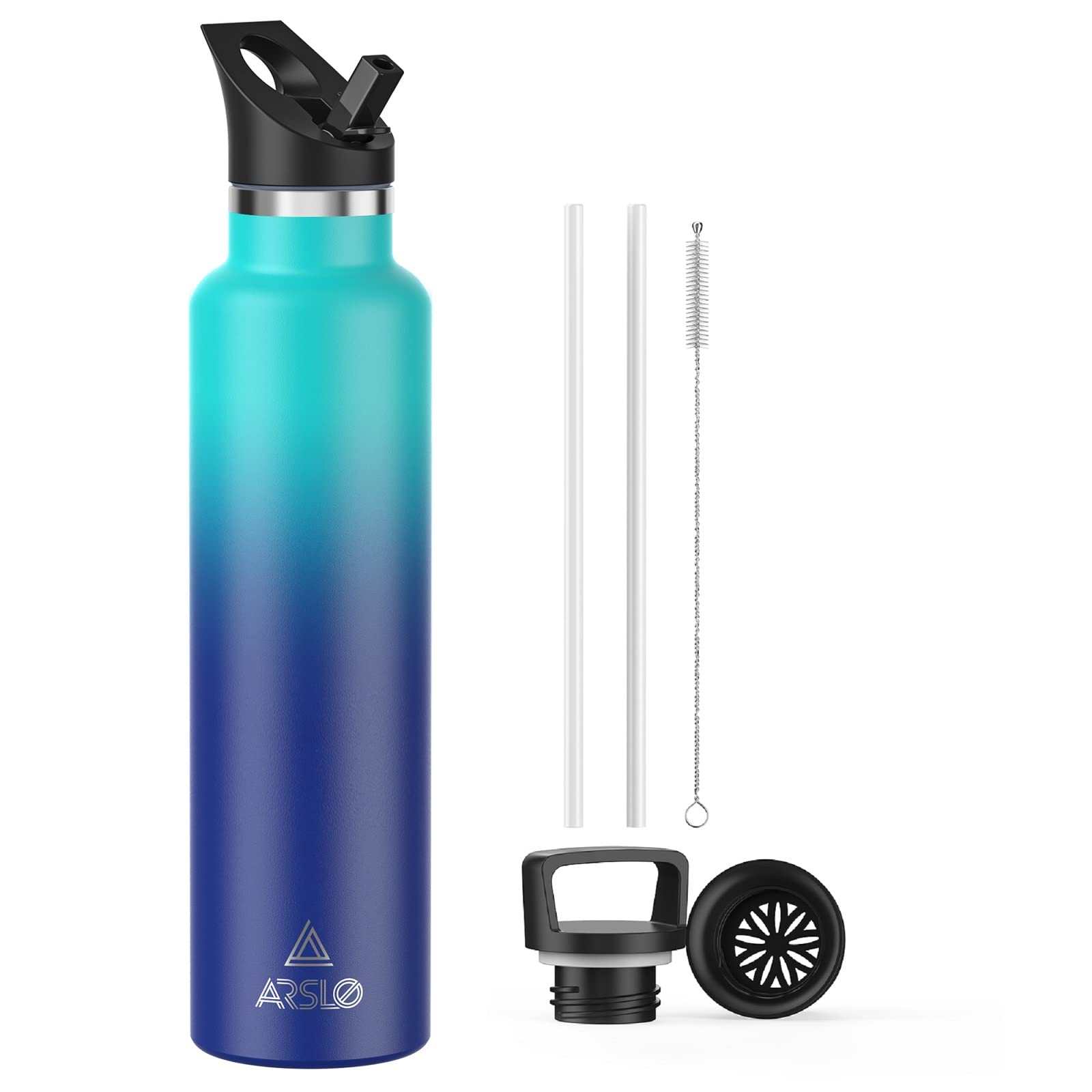Stainless Steel Insulated Water Bottle - 24H Cold & 12H Hot - for Hiking & Sports