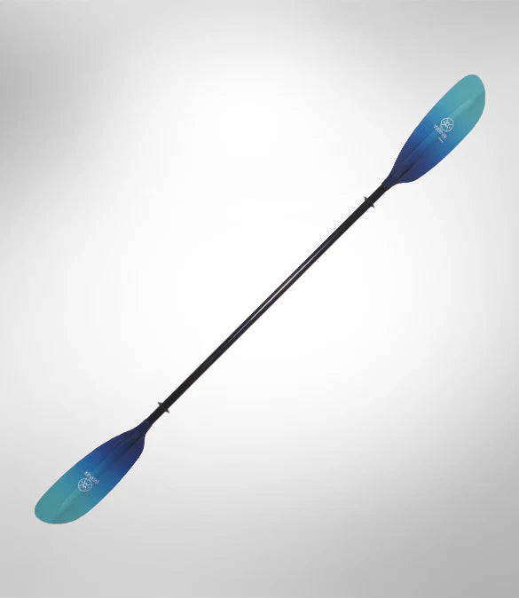 Camano 2-Piece Bent Shaft Paddle - Standard Length for Kayaking & Canoeing - Lightweight Aluminum Construction for Smooth Strokes