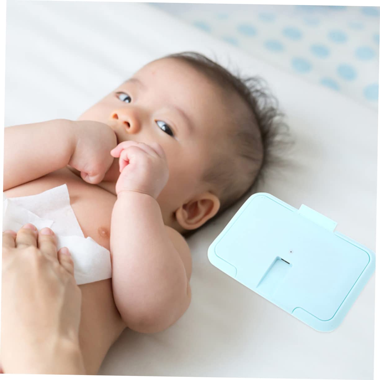 Totority 4-Pack Electric Wet Wipes Warmer & Dispenser - Heated Baby Wipes for Diaper Changes, Facial Cleansing & Makeup Removal - Perfect for Nursery, Bathroom & Travel