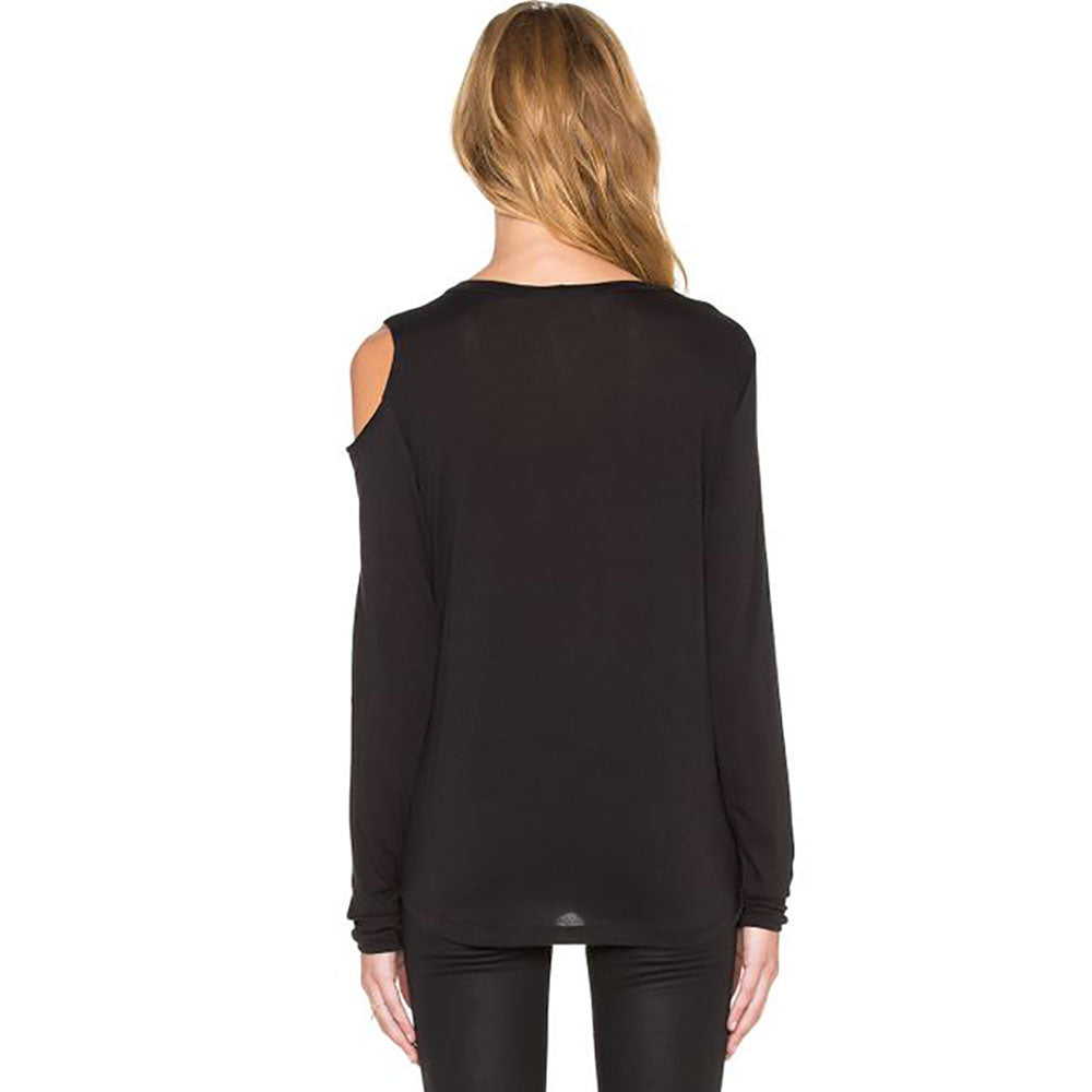 LNA Hamilton Long Sleeve Women's T-Shirt - Soft Cotton Crewneck Top for Casual Wear & Layering | Perfect for Everyday Outfits, Office Looks & Weekend Errands