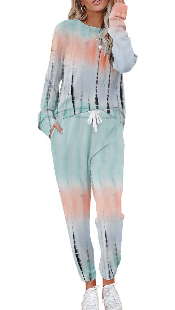 ETCYY Women's 2-Piece Lounge Sets - Soft Sweatsuits with Long Pants for Yoga, Workout & Home Relaxation | Comfortable Athletic Tracksuit Outfits