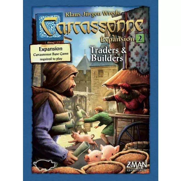 Carcassonne Traders & Builders Expansion Board Game - Strategy Tile Placement Game for Adults & Family Game Night - Perfect for Parties, Game Nights & Family Gatherings
