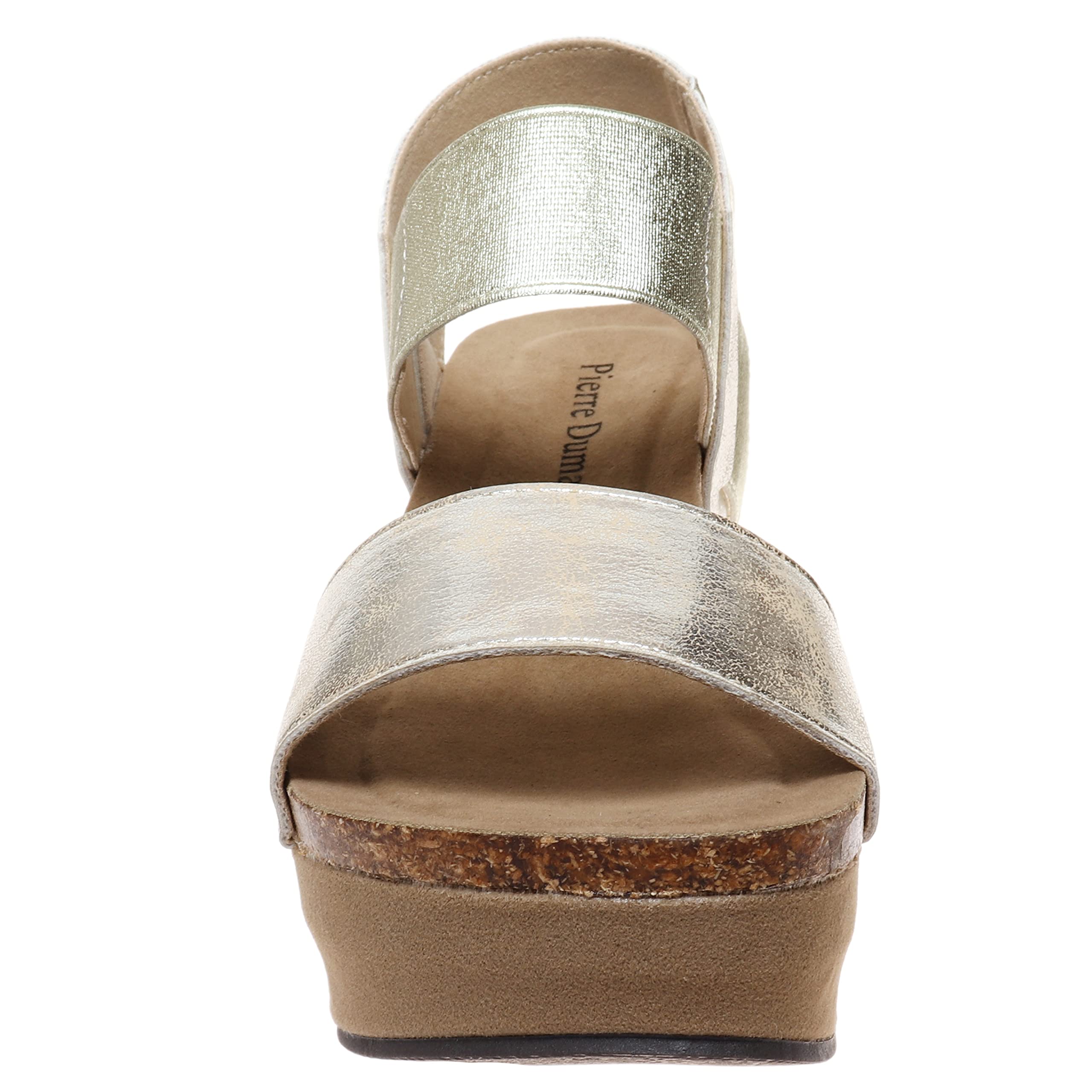 Pierre Dumas Women's Hester-1 Comfortable Wedge Sandals with Arch Support - Perfect for Summer, Beach, and Casual Outings