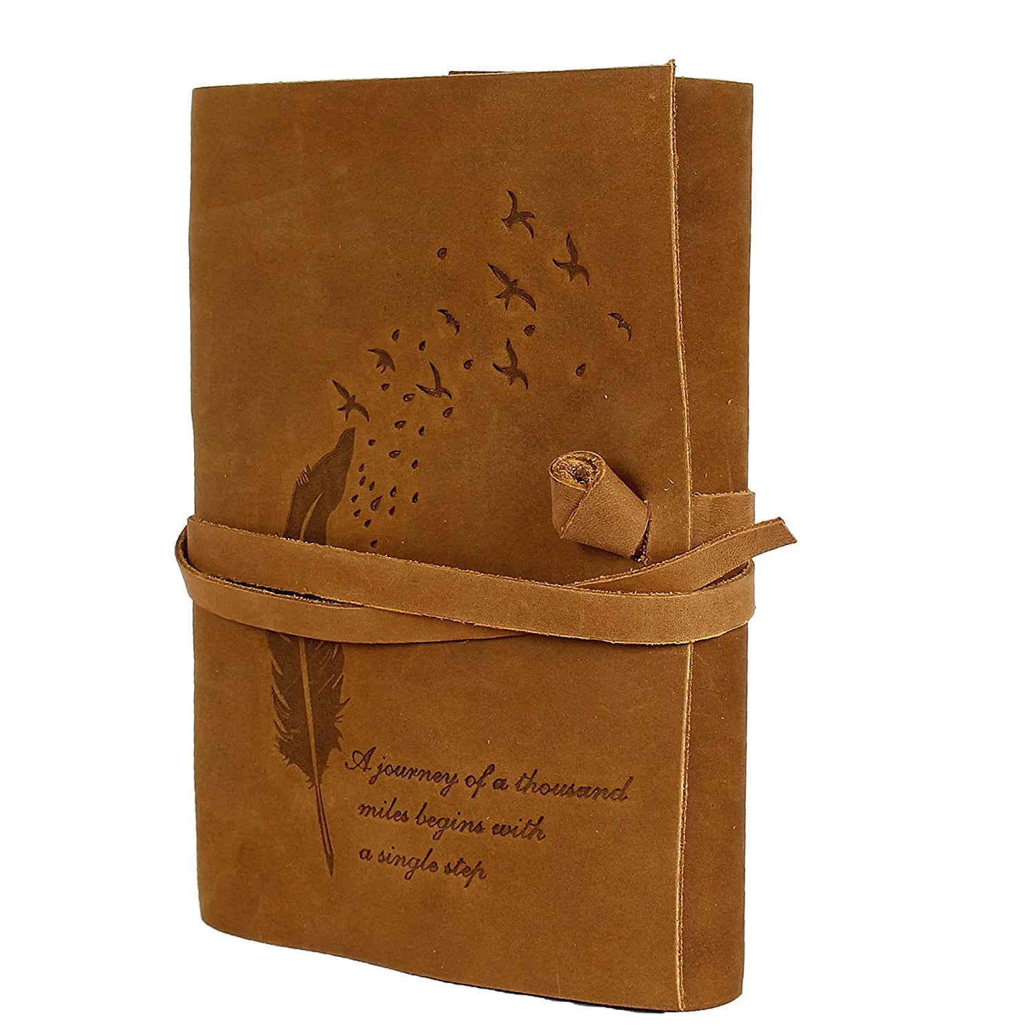 Handmade Tree of Life Leather Journal - Vintage Writing Notebook for Men & Women - Perfect for Travel, Journaling & Gift Giving