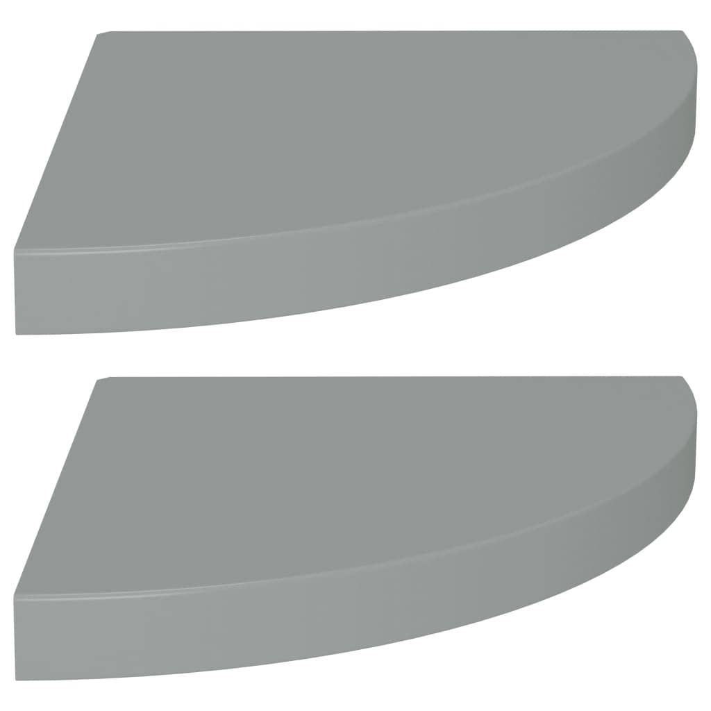 Modern Floating Corner Shelves Set of 2 - 13.8