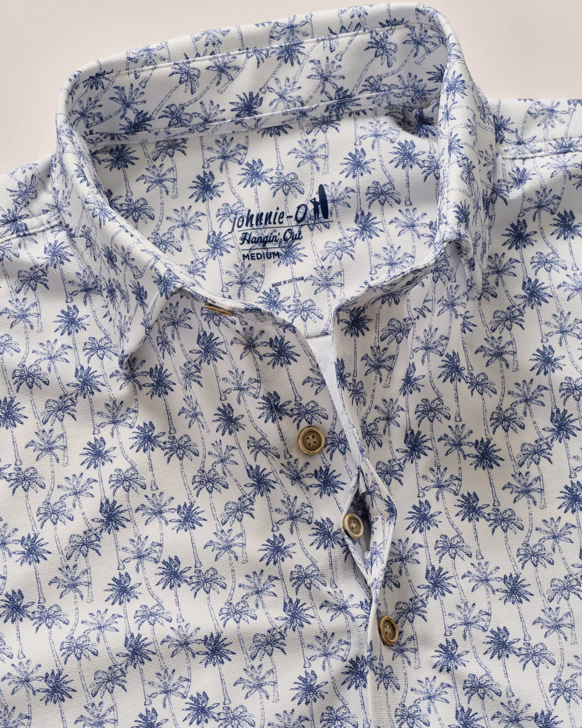 Johnnie-O Men's Mendocino Short Sleeve Shirt - Casual & Comfortable Cotton Top for Golf, Beach, and Everyday Wear